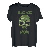 Herren Böser alter Mann Totenkopf Camouflage Tarnmuster T-Shirt