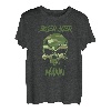 Herren Böser alter Mann Totenkopf Camouflage Tarnmuster T-Shirt