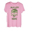 Herren Böser alter Mann Totenkopf Camouflage Tarnmuster T-Shirt