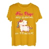 Lustige Einhorn-Liebhaber von Free Hugs just kidding don't touch me. T-Shirt