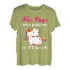 Lustige Einhorn-Liebhaber von Free Hugs just kidding don't touch me. T-Shirt