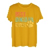 Herren Best Dog Dad Ever Retro Daddy Vatertag Vater Familie T-Shirt