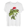 Barschangeln Weihnachten Pyjama Fisch Weihnachtsmann Angler T-Shirt