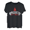 Gewichtheben Weihnachtsbaum Merry Liftmas Funny Holiday PJ T-Shirt