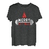 Gewichtheben Weihnachtsbaum Merry Liftmas Funny Holiday PJ T-Shirt