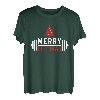 Gewichtheben Weihnachtsbaum Merry Liftmas Funny Holiday PJ T-Shirt