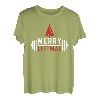 Gewichtheben Weihnachtsbaum Merry Liftmas Funny Holiday PJ T-Shirt