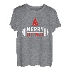 Gewichtheben Weihnachtsbaum Merry Liftmas Funny Holiday PJ T-Shirt