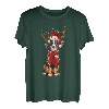 Appenzeller Sennenhund Weihnachten Schneeschichten Weihnachtsmann Hund Xmas T-Shirt