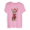 Appenzeller Sennenhund Weihnachten Schneeschichten Weihnachtsmann Hund Xmas T-Shirt