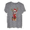 Appenzeller Sennenhund Weihnachten Schneeschichten Weihnachtsmann Hund Xmas T-Shirt