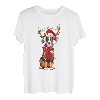 Appenzeller Sennenhund Weihnachten Schneeschichten Weihnachtsmann Hund Xmas T-Shirt