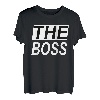 The real Boss Partnershirt Vater Kind Pärchen Paar T-Shirt