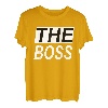The real Boss Partnershirt Vater Kind Pärchen Paar T-Shirt