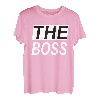 The real Boss Partnershirt Vater Kind Pärchen Paar T-Shirt
