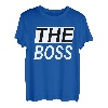 The real Boss Partnershirt Vater Kind Pärchen Paar T-Shirt