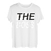 The real Boss Partnershirt Vater Kind Pärchen Paar T-Shirt