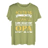Herren Erheben sie sich Seine Majestät der Opa betritt den Raum T-Shirt