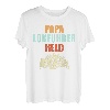 Herren PAPA LOKFÜHRER HELD Geschenk Zugfahrer Vatertag Spruch Vater T-Shirt