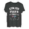 Herren Zwillingspapa 2022 Papa von Zwillingen Vatertag Spruch Vati T-Shirt