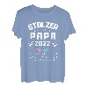Herren Zwillingspapa 2022 Papa von Zwillingen Vatertag Spruch Vati T-Shirt