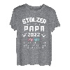 Herren Zwillingspapa 2022 Papa von Zwillingen Vatertag Spruch Vati T-Shirt
