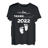 Mom Dad Loading 2022 Future Daddy Mommy Baby Ankündigung T-Shirt