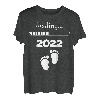 Mom Dad Loading 2022 Future Daddy Mommy Baby Ankündigung T-Shirt