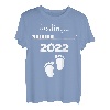 Mom Dad Loading 2022 Future Daddy Mommy Baby Ankündigung T-Shirt