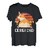 Corgi Dog Dad zum Vatertag für alle Väter T-Shirt