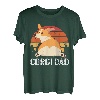 Corgi Dog Dad zum Vatertag für alle Väter T-Shirt