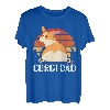 Corgi Dog Dad zum Vatertag für alle Väter T-Shirt