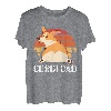 Corgi Dog Dad zum Vatertag für alle Väter T-Shirt