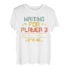 Waiting for Player 3 Baby Geburt werdende Eltern T-Shirt