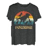 Papa Dinosaurier T Rex Papasaurus 4 Kinder Vatertag T-Shirt