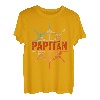 Papitän Papa und Kapitän Lustiges Retro Vater Anker T-Shirt