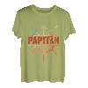 Papitän Papa und Kapitän Lustiges Retro Vater Anker T-Shirt