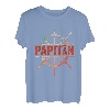 Papitän Papa und Kapitän Lustiges Retro Vater Anker T-Shirt
