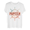 Papitän Papa und Kapitän Lustiges Retro Vater Anker T-Shirt