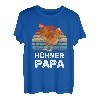 Hühner Papa Henne Hahn Bauer Kleidung Vater Landwirt Huhn T-Shirt