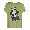 T-Shirt mit Panda-Schlagzeug-Motiv, Tier-Schlagzeug, Geschenke T-Shirt