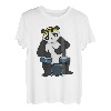T-Shirt mit Panda-Schlagzeug-Motiv, Tier-Schlagzeug, Geschenke T-Shirt