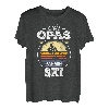 Herren Coole Opas Opa Ski Skifahrer Deko Retro Skiurlaub Zubehör T-Shirt