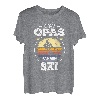 Herren Coole Opas Opa Ski Skifahrer Deko Retro Skiurlaub Zubehör T-Shirt