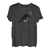 Amsel mit Gitarre Vogel Gitarrist Ornithologe Tierfreund T-Shirt