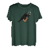 Amsel mit Gitarre Vogel Gitarrist Ornithologe Tierfreund T-Shirt
