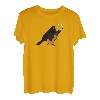 Amsel mit Gitarre Vogel Gitarrist Ornithologe Tierfreund T-Shirt
