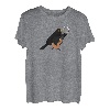 Amsel mit Gitarre Vogel Gitarrist Ornithologe Tierfreund T-Shirt