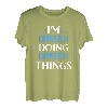 Herren I'm Klaus Doing Klaus Things Vornamen Spruch Geschenk T-Shirt