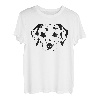 Dalmatiner Schwarz-Weiß-Gefleckter Hund für Hundeliebhaber T-Shirt